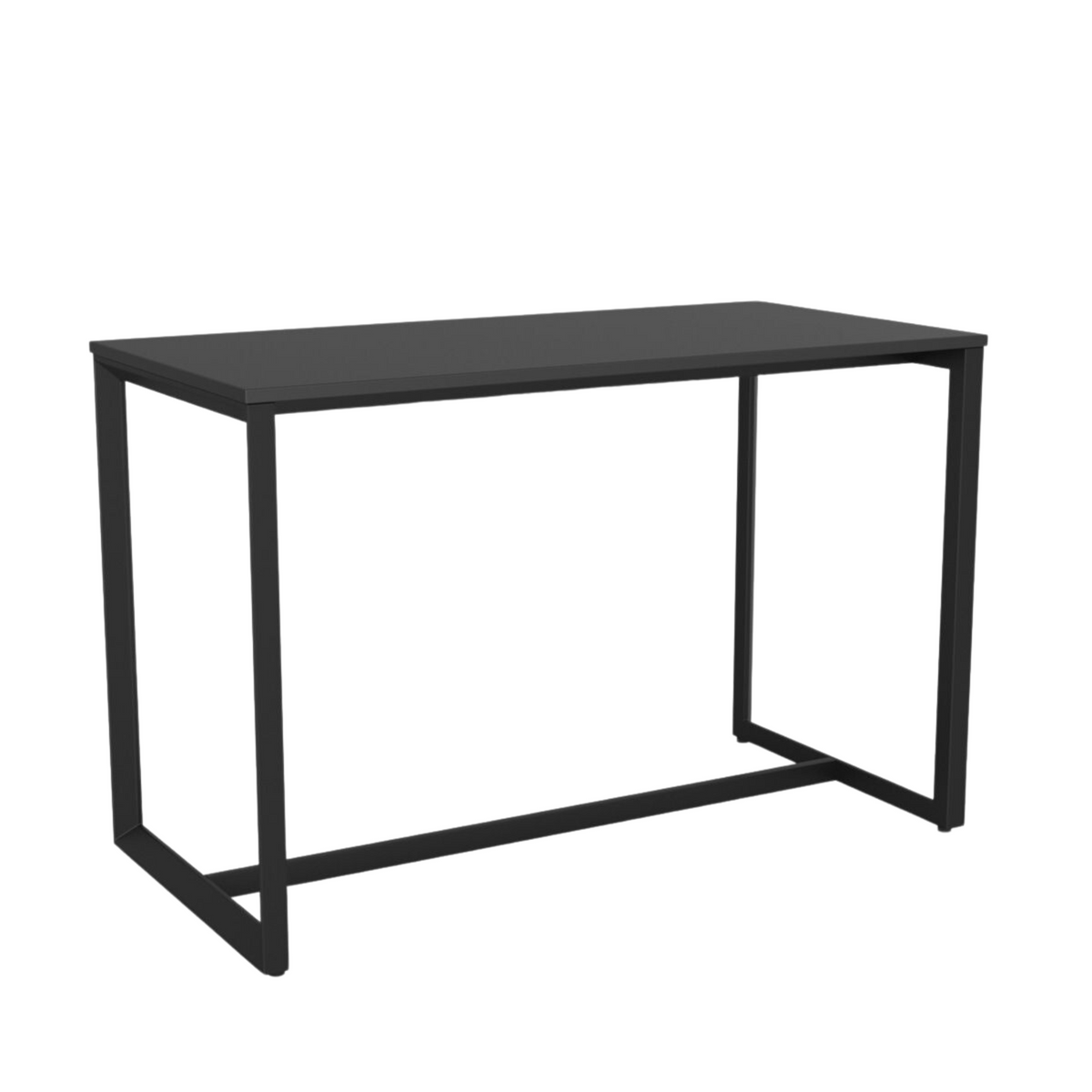 Anvil Bar Leaner with black frame and black top