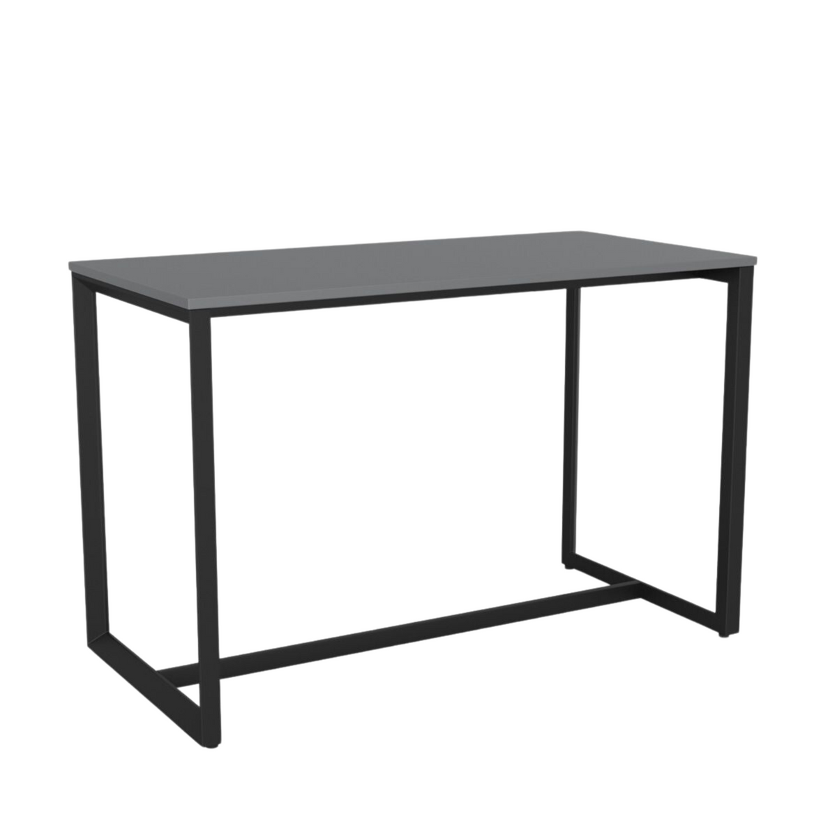 Anvil Bar Leaner with black frame and silver top