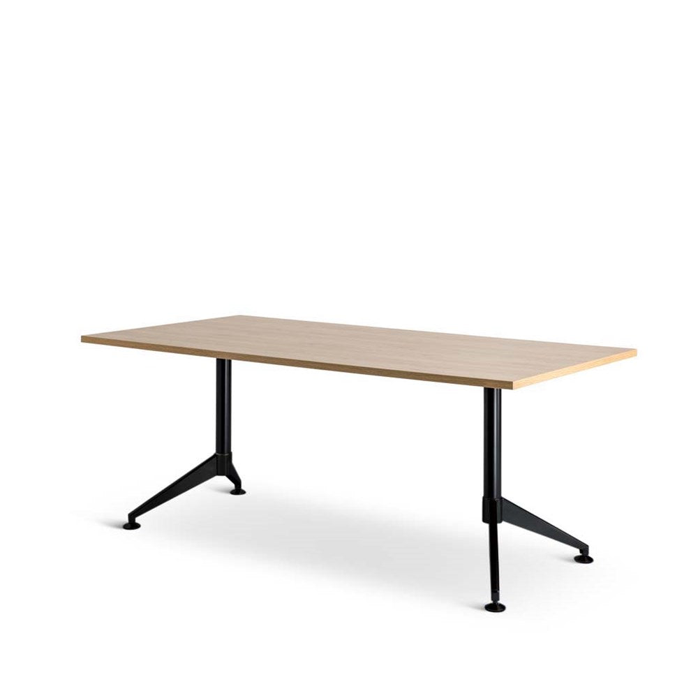 Eiffel Black Meeting Table 1800 x 900