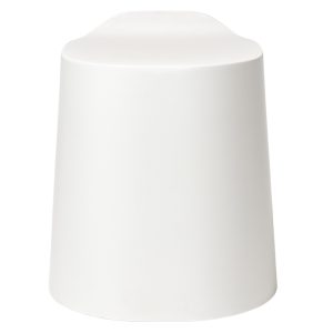 Peekaboo stool in white