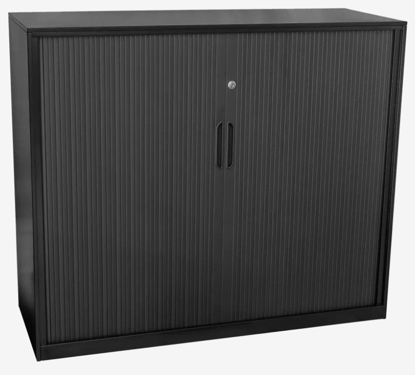Proceed Tambour in black. 1020mm height.