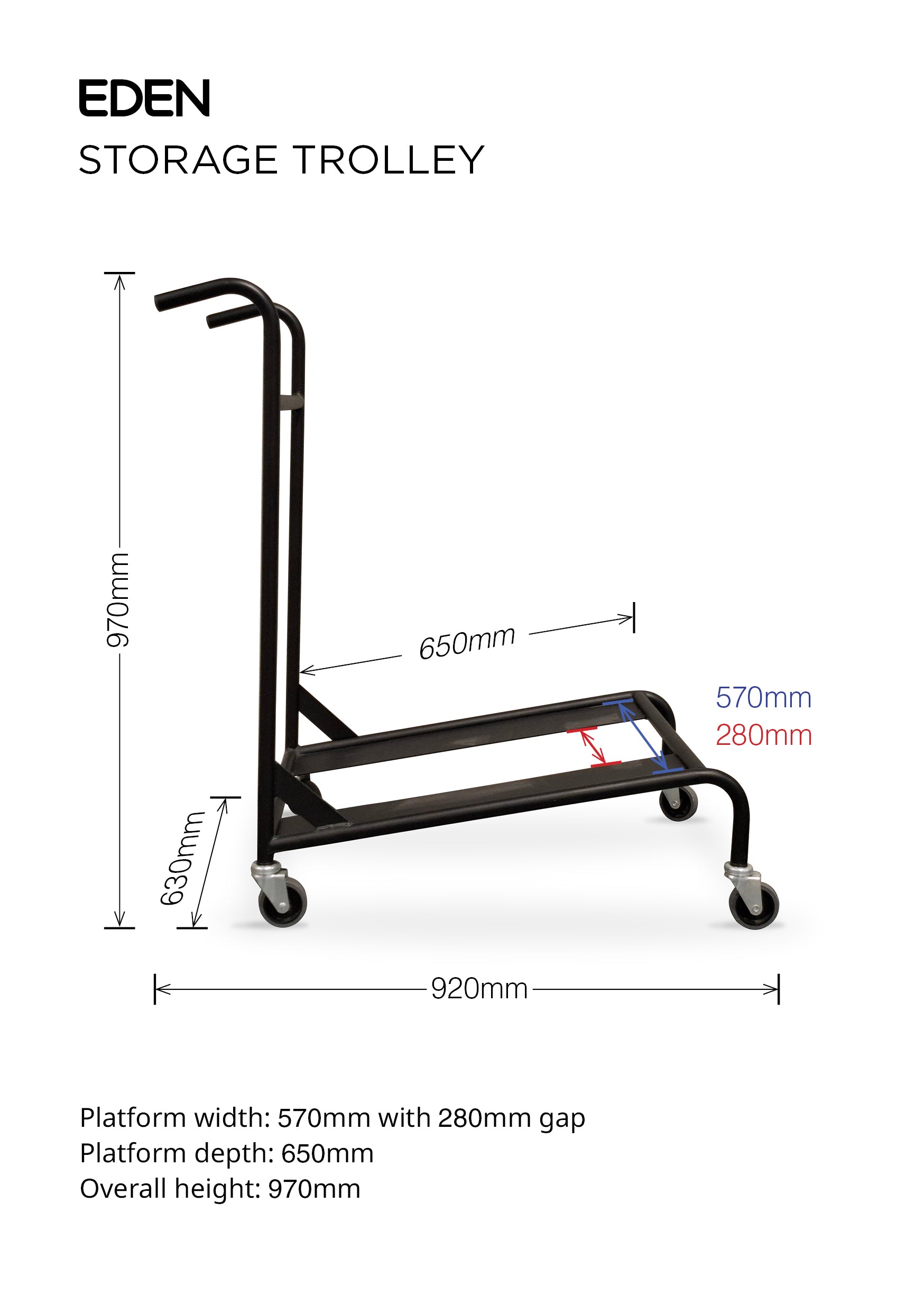 Chair Storage Trolley