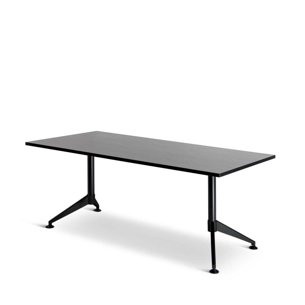 Eiffel Black Meeting Table 1800 x 900