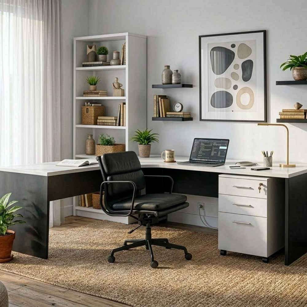 Sonic White 2-Drawer and File Mobile