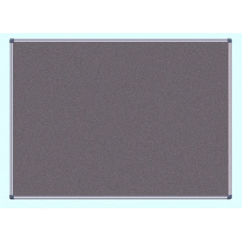 Large grey fabric pinboard