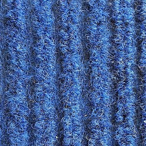 Close-up image of the blue rib pattern of polyester pile from the Trooper Mat.