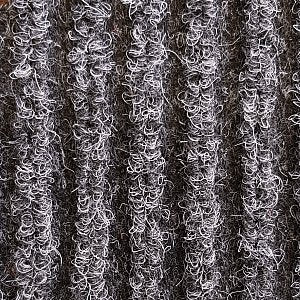 Close-up image of the charcoal rib pattern of polyester pile from the Trooper Mat.