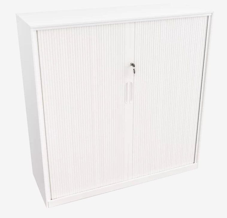 Proceed Tambour in white. 1020mm height. 
